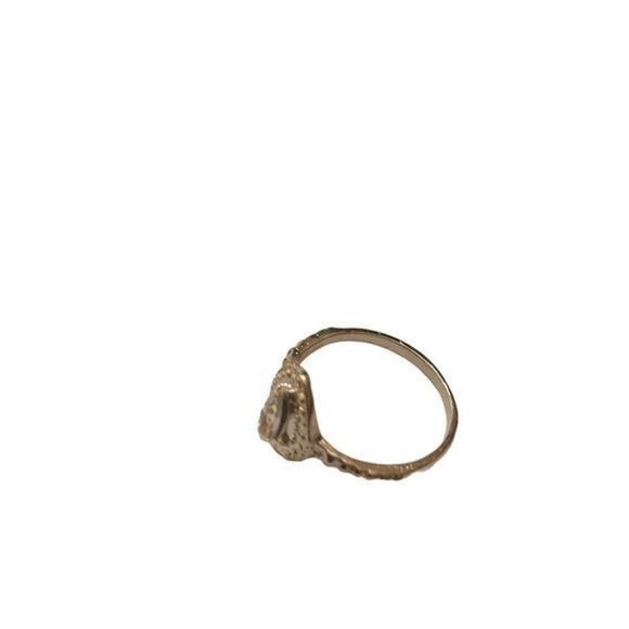 SALE WHITE SAPPHIRE N SILVER RING - Picture 4 of 7